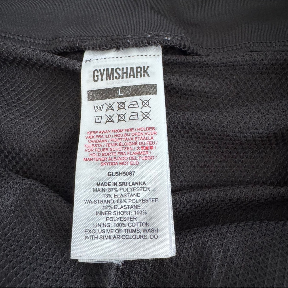 GymShark Lined Athletic Running Shorts - Black - Picture 4 of 5
